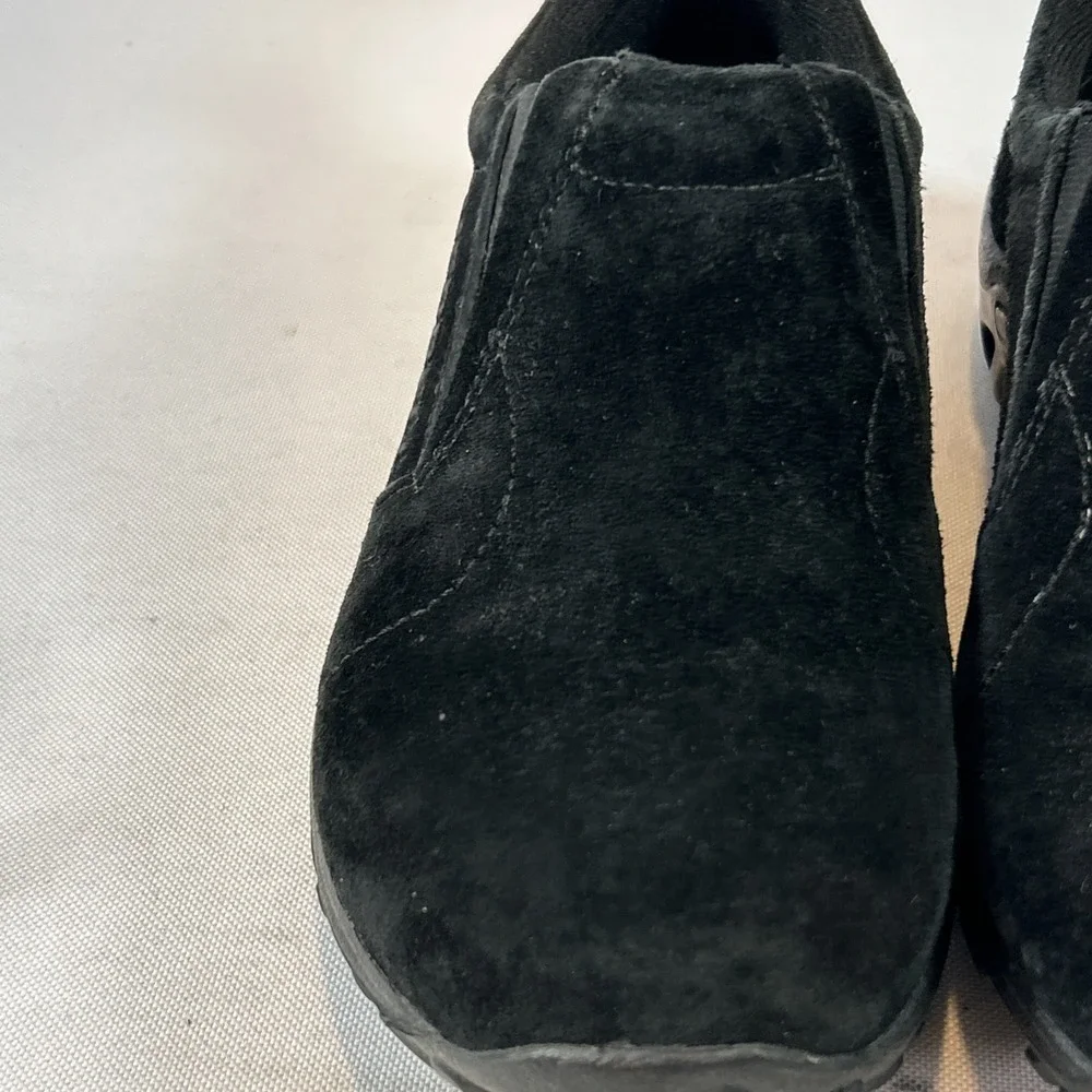 Merrell Youth Boys Jungle Moc Kids Size 4 Black Suede Slip On Shoes J60505